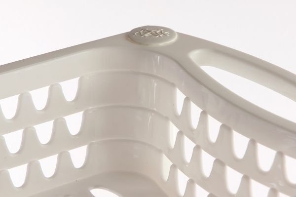 Етажерка пластикова Heidrun 1562 Baskets 3 яруси 610x180x600 мм білий