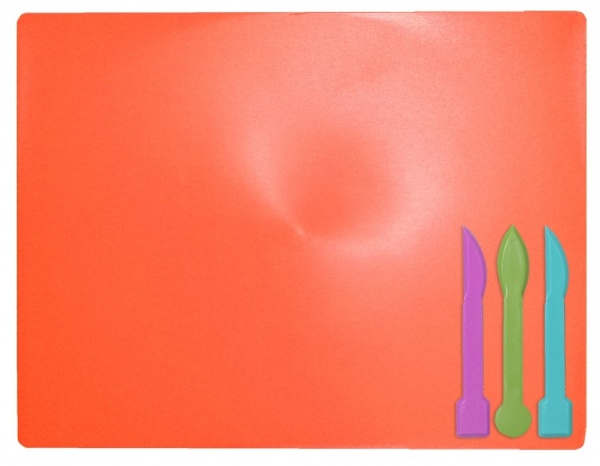 Доска для пластилина 3 стека ассорти ZiBi