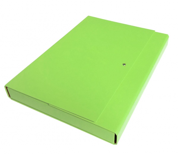 Папка-короб на липучке Академия А4 40 мм в ассортименте iTEM