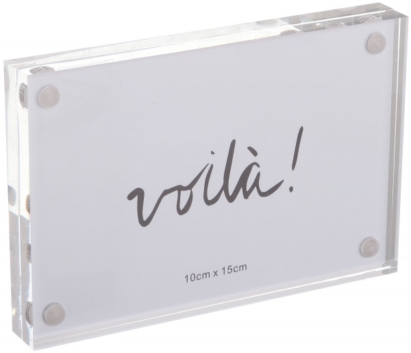 Рамка для фото Voila! 1 фото 10x15 см прозорий 