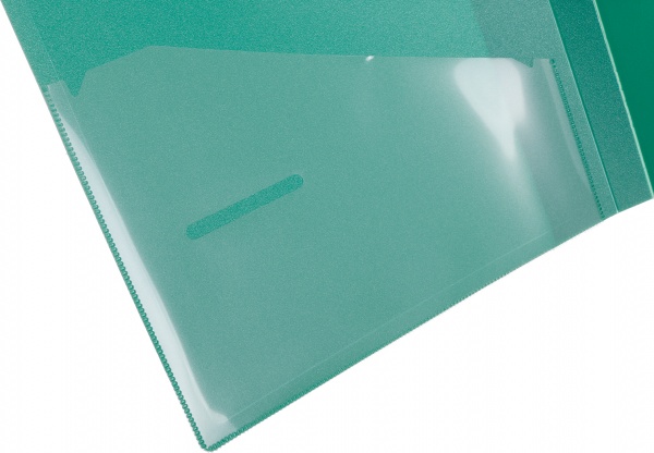 Папка A4 с боковым прижимом Clip B зеленый UP! (Underprice)