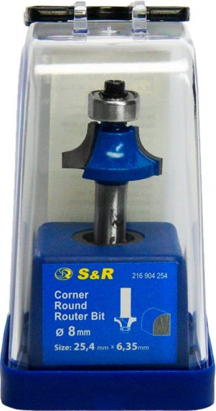 Фреза кромкова з підшипником калювальна S&R 
