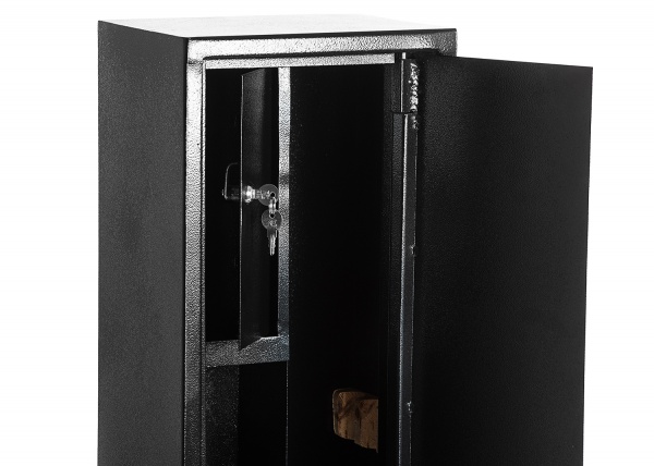 Сейф оружейный Metalzavod ШОЕ-1250 черный (2 ружья + трейзер) 