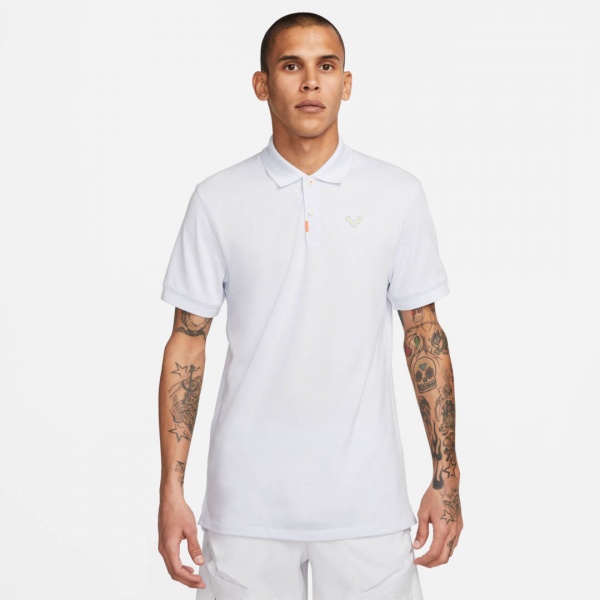 Поло Nike THE POLO DF RAFA SLIM DD8532-085 р.M белый