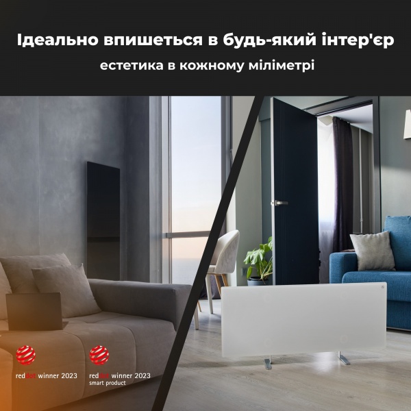 Панель тепловая AENO Premium Eco Smart GH2S Black (700 Вт)