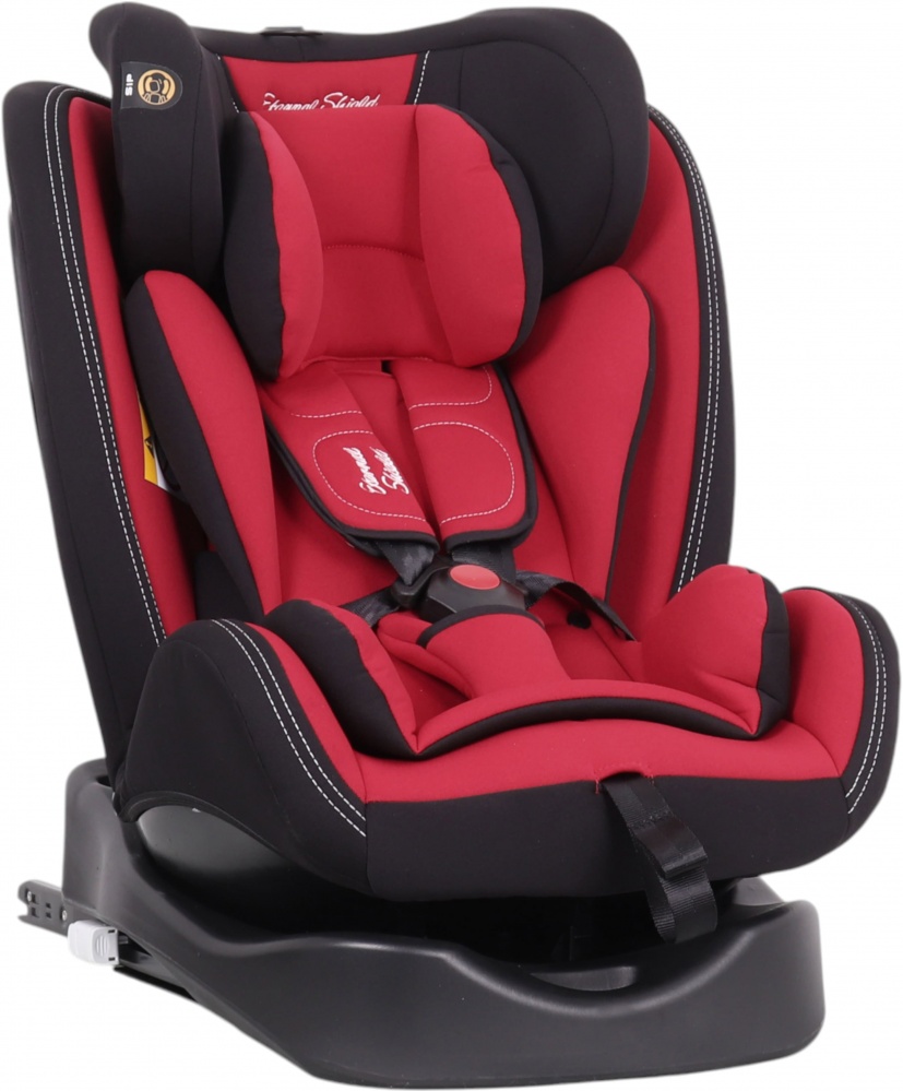 Автокрісло Eternal Shield AA07-R з isofix червоний із чорним