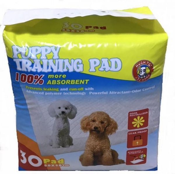 Пеленки Hush Pet для собак трехслойные Pet Pad 56x56 см 30 шт./уп.