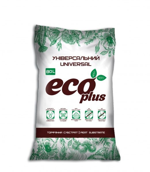 Субстрат универсальный Eco Plus Универсальный 80 л