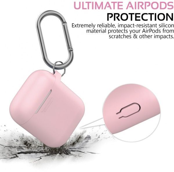 Чохол Promate GripCase для Apple AirPods pink 