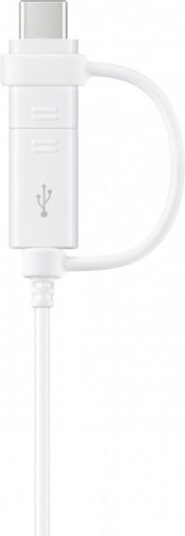 Кабель Samsung USB – microUSB + USB Type C 1,5 м білий (EP-DG930DWEGRU) 