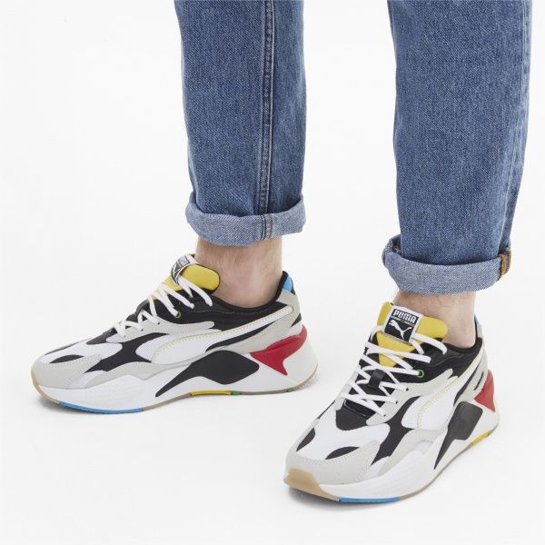 Кросівки Puma RS-X WH 37330801 р.UK 9,5 біло-чорний