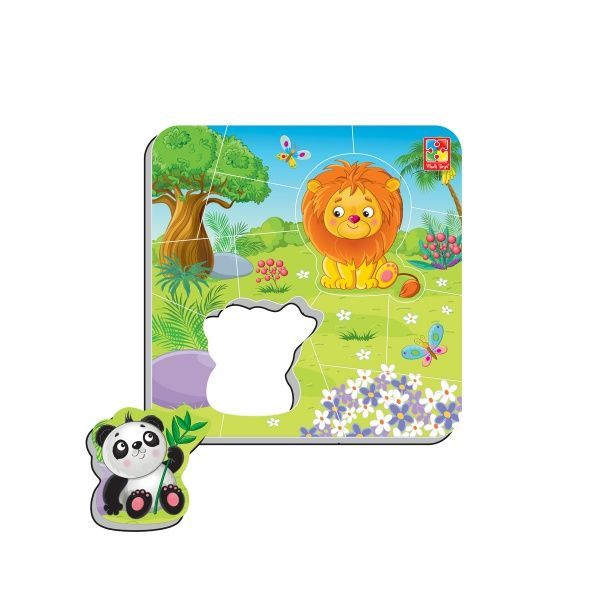 Пазлы магнитные Vladi Toys Зоопарк VT3204-12