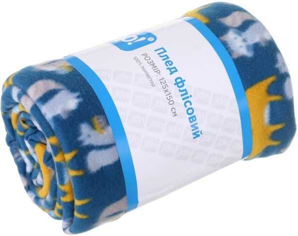 Плед Fox 125x150 см різнокольоровий UP! (Underprice) 