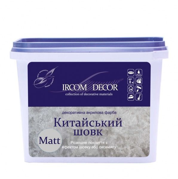 Декоративная краска Ircom Decor Китайский шелк 0,8 л