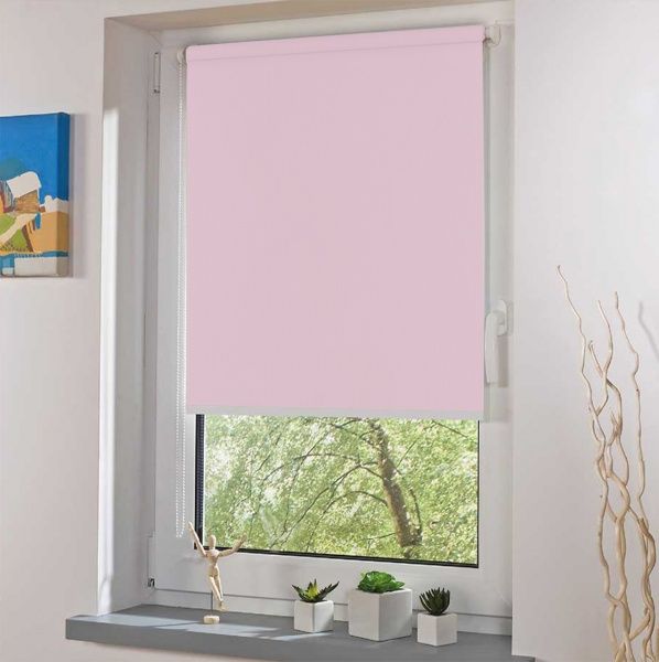 Ролета мини Rollotex струна RIMINI ICE 45x150 см розовая 