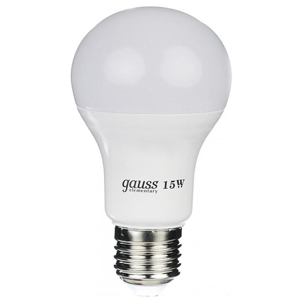 Лампа LED Gauss Elementary A60 20 Вт E27 2700K 2 шт