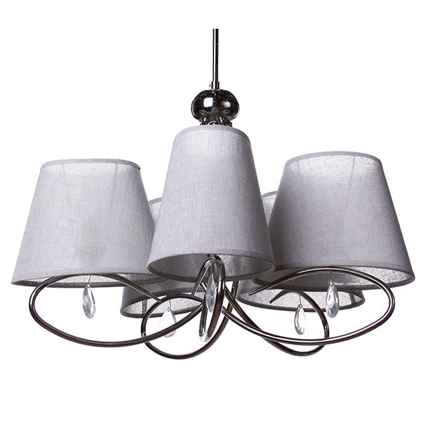 Люстра подвесная ALFA SIENA 5xE14 шоколадный 