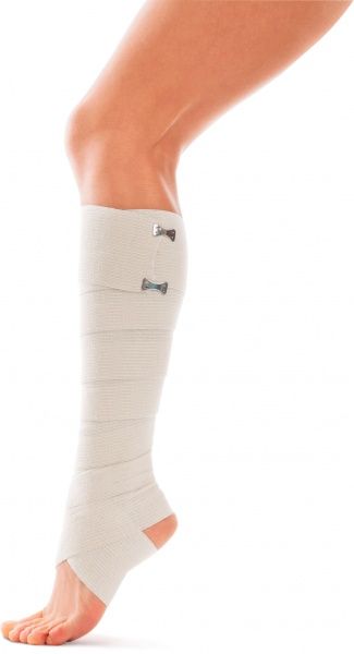 Бинт еластичний Торос-Груп ТОН-К-1-3-80 р. 3 м білий