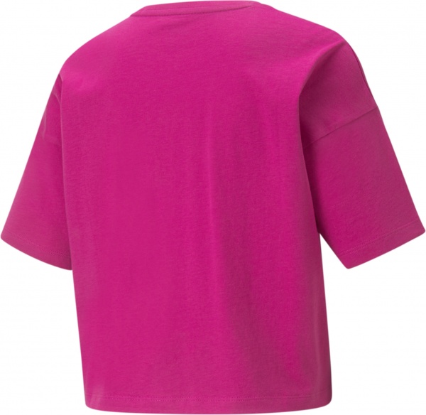 Футболка Puma ESS Cropped Logo Tee 58686686 р.L малиновий