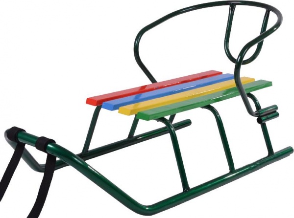 Санчата Vitan Балу зелені зі спинкою 7210 