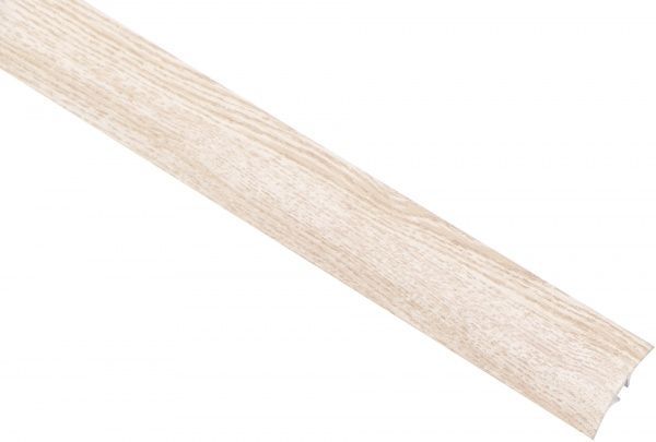 Поріжок алюмінієвий Броварской алюмінієвий завод гладкий приховане кріплення 40x1800 мм дуб капучино 