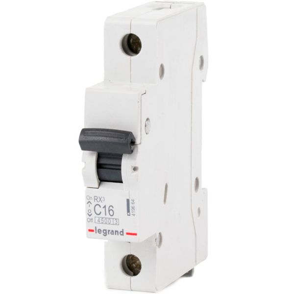 Автоматичний вимикач  Legrand RX3 4,5кА 16А 1Р C 419664