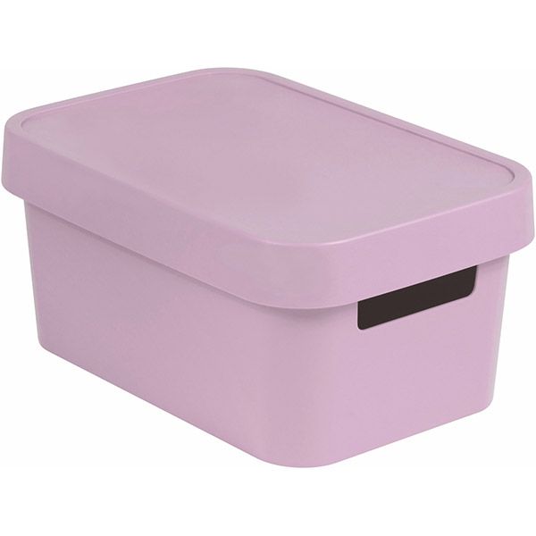 Контейнер с кришкой Curver 229389 Infinity 4,5 л розовый 120x270x190 мм