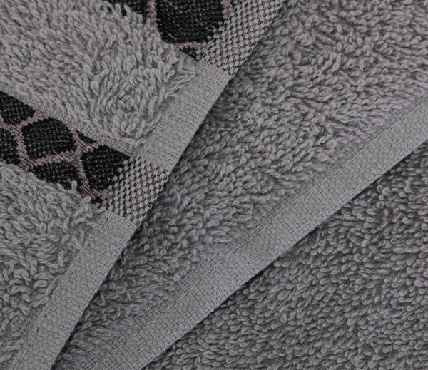 Набір рушників Rhomb 2 шт сірий Luna 