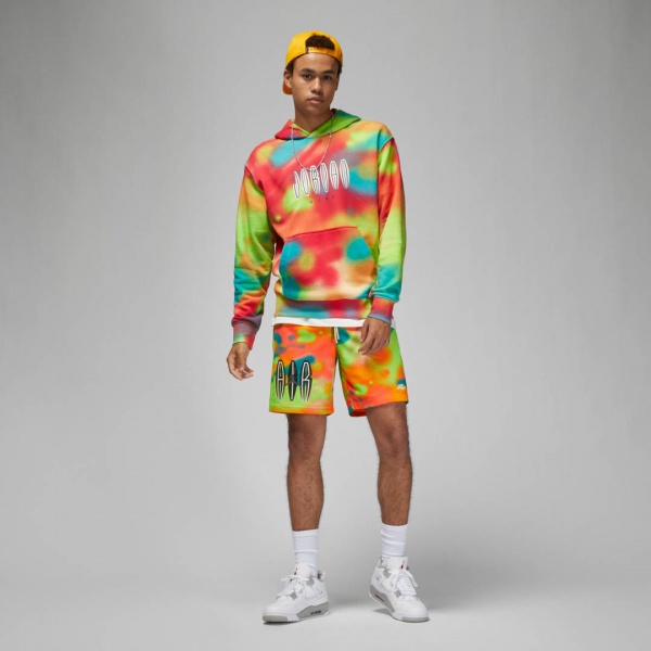 Джемпер Nike M J FLT MVP AOP FLC PO DV4587-252 р. XL різнокольоровий