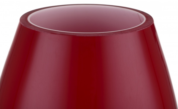 Ваза Wrzesniak Glassworks Maestro Tear 22 см рубиново красная 