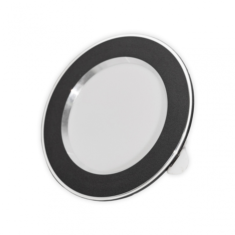 Светильник светодиодный встраиваемый Hopfen TH-CH 6 Вт 4200 К черный/хром