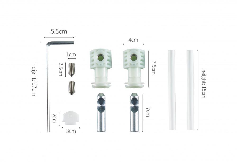 Комплект кріплень Mixxen для підвісних унітазів MXLT0890