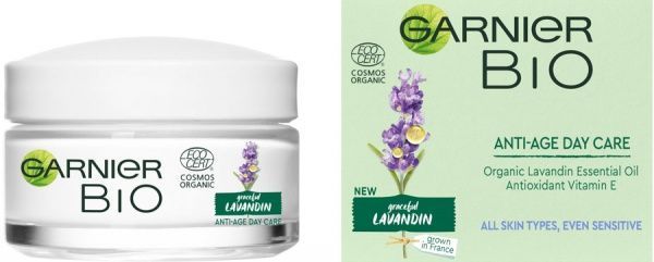 Крем для лица дневной Garnier с эфирным маслом лавандину 50 мл