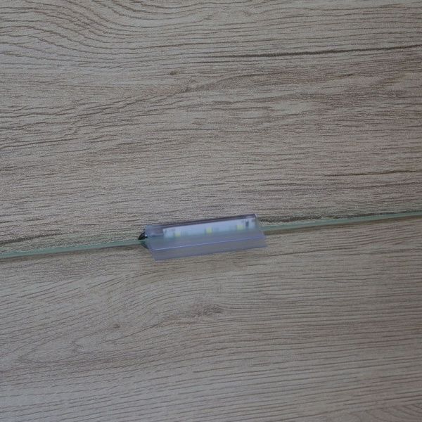 Витрина Ares AS9 правая белый глянец / дуб эндгрейн 