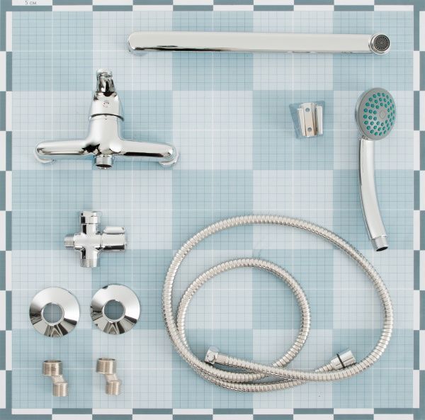 Смеситель для ванны Rubineta Optima-12/C O2CK08