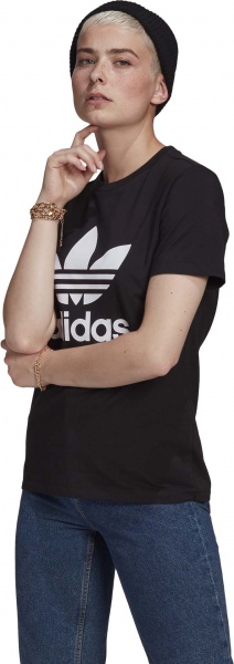 Футболка Adidas TREFOIL TEE GN2896 р.34 чорний