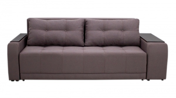 Диван прямой Кедр Плейн правая ниша мокко 2400x1050x820 мм