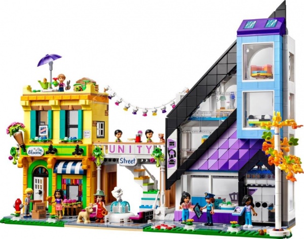 Конструктор LEGO Friends Квіткові та дизайнерські крамниці у центрі міста 41732