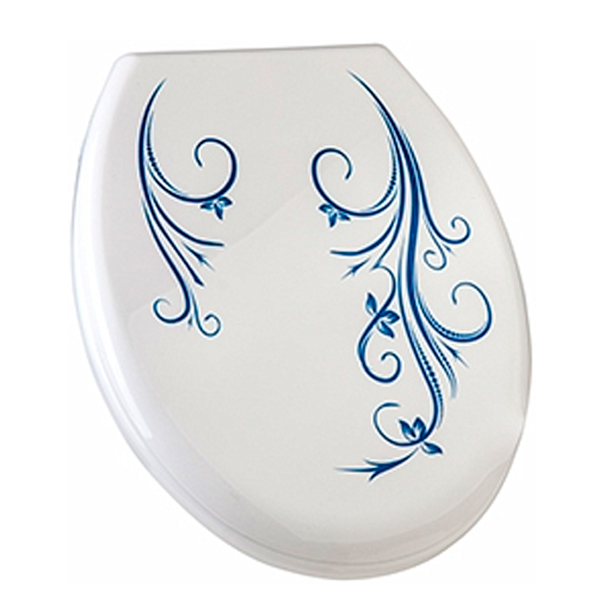 Сиденье для унитаза Berossi снежно-белый вьюн 