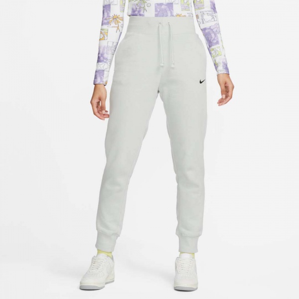 Брюки Nike W NSW PHNX FLC HR PANT STD FD0893-034 р. M бирюзовый