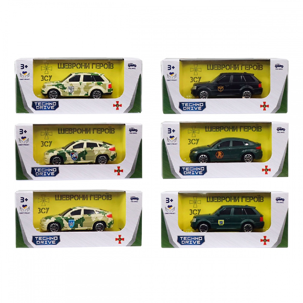 Автомодель TechnoDrive 1:43 Шевроны Героев S1 250363UM