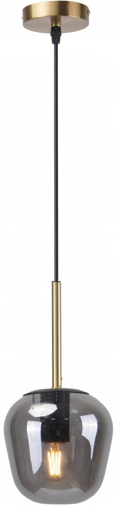 Світильник підвісний Sensio Bellevue 1x40 Вт E27 чорний/латунь ALB-P00427-SM
