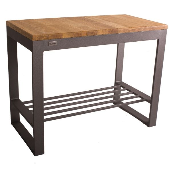 Банкетка Метал Арт Вегас-2 300x600x450 мм / черный 