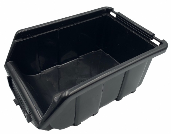 Емкость для мелких деталей модульная 170х110х75 мм черная 