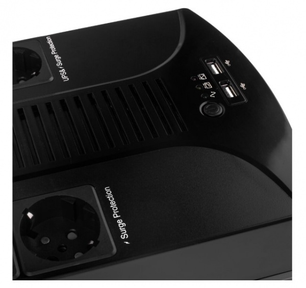 Источник бесперебойного питания (ИБП) LogicPower LP 850VA-6PS (595Вт) 4325