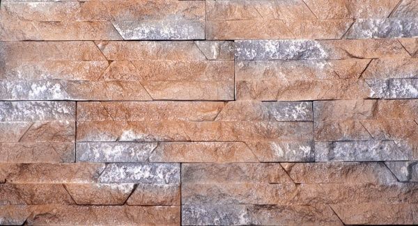 Плитка гипсовая прямая KLVIV DEKOR Dnister Sandstone Lizard 0,62 кв.м 