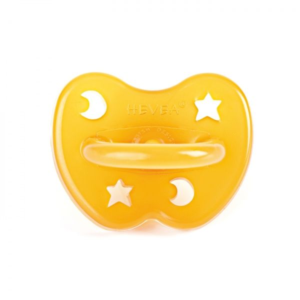 Соска-пустышка Hevea star&Moon 3-36 месяцев