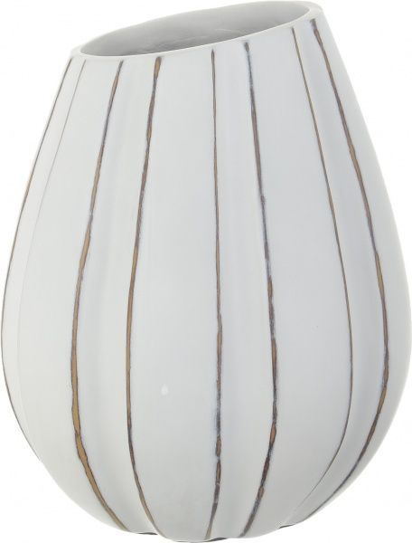 Ваза для цветов Elit 21,5х20,5х27 см белая