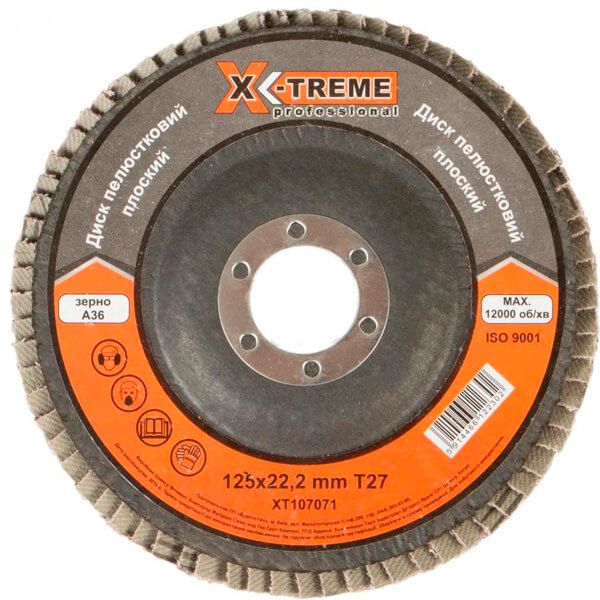 Круг шліфувальний X-treme Т27 XT107071 125х22.2 мм  