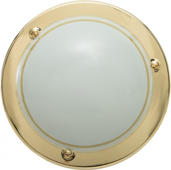 Світильник настінно-стельовий Laguna Lighting Circle 1x60 Вт E27 золото 83811-01 